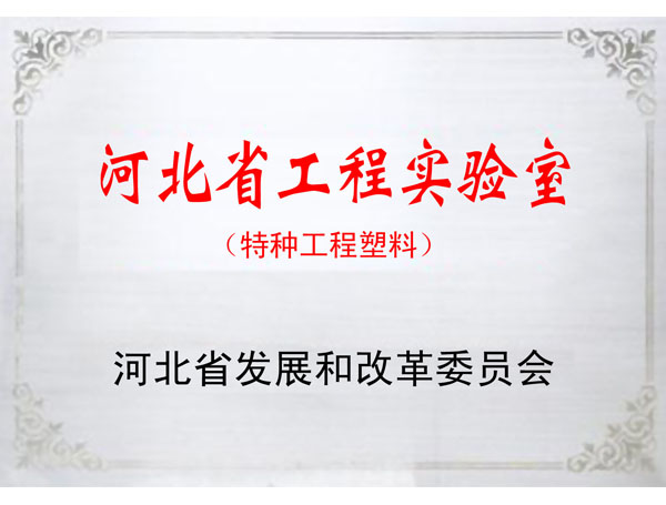 Hebei special engineering plastics processing application engineering technology research cente